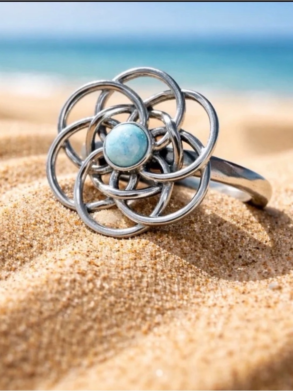 Larimar Ring